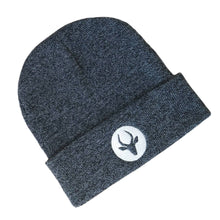 Load image into Gallery viewer, Charcoal Melange Logo Beanie
