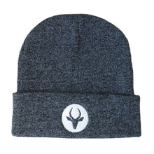 Load image into Gallery viewer, Charcoal Melange Logo Beanie
