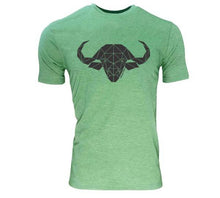 Load image into Gallery viewer, Green Melange Buffalo - Summer T (Small Left)
