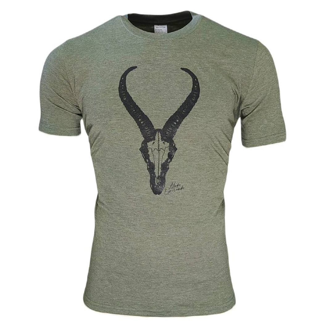 Military Green Melange Springbok - Local Fit (Small Left)