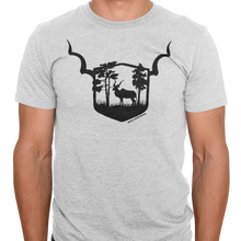 Load image into Gallery viewer, Grey Melange Kudu Emblem - Summer T
