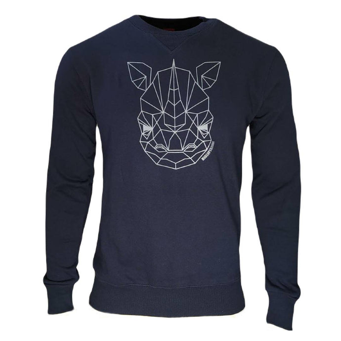 Navy GEO Rhino Sweater (S to 3XL)