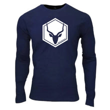 Load image into Gallery viewer, Navy Emblem Long Sleeve - Premium T (S to 5XL)
