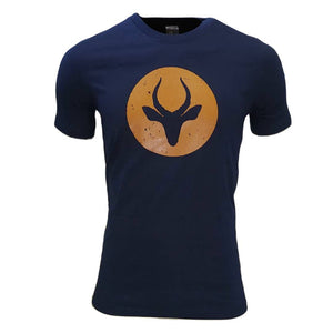 Navy Bronze Logo T - Local Fit (Only Small Left)