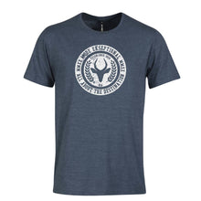 Load image into Gallery viewer, Navy Melange Emblem - Budget T (S to 4XL)
