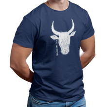 Load image into Gallery viewer, Navy Nguni Scribble - Summer T
