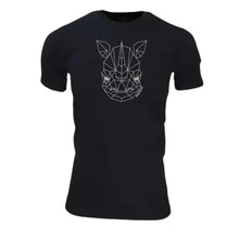 Load image into Gallery viewer, Kids Black Geo Rhino T - Local Kids T (Age3to14)
