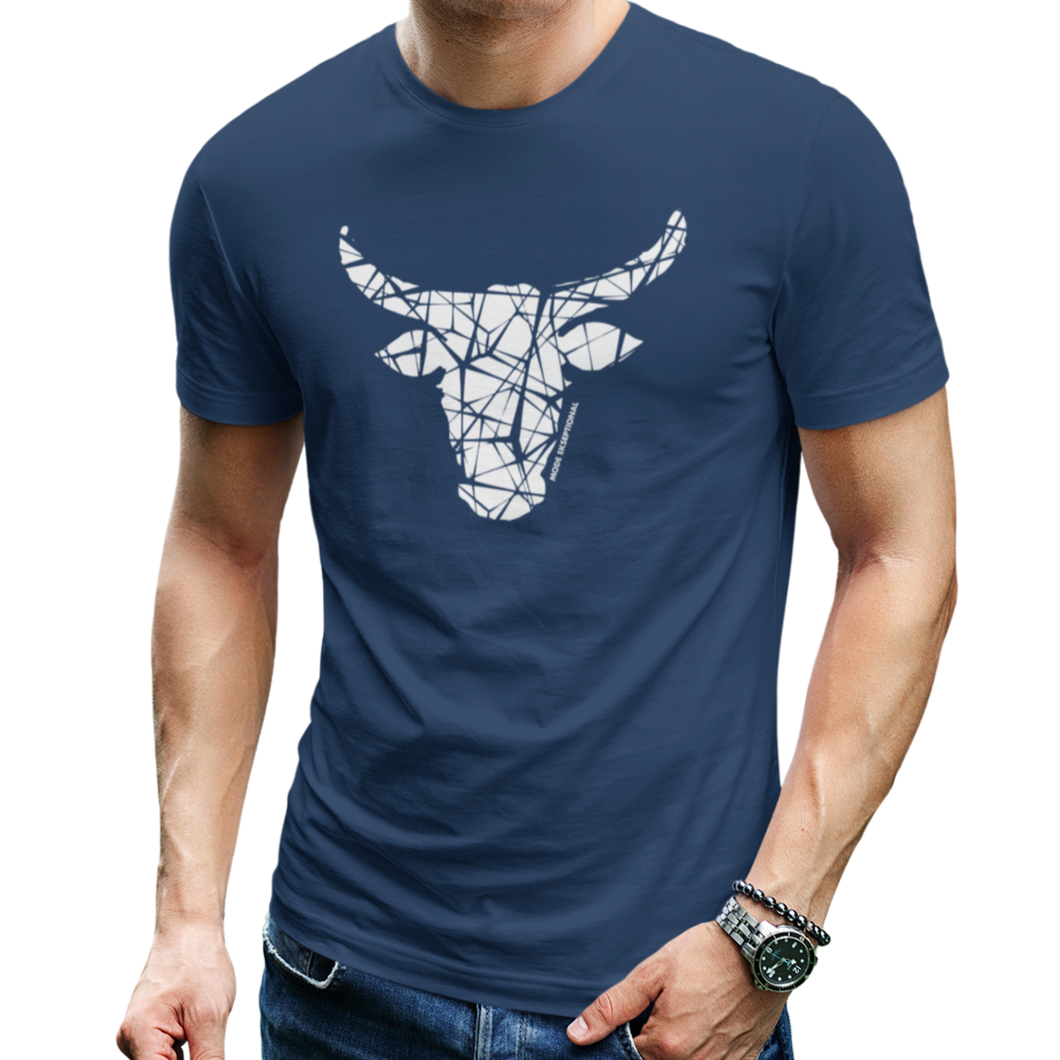 Navy Nguni Glass - Summer T