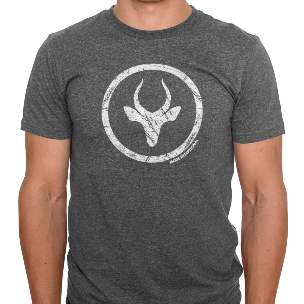 Charcoal Melange Outline Logo V2 - Summer T (M, L & 2XL Left)