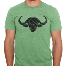 Load image into Gallery viewer, Green Melange Buffalo - Summer T (Small Left)
