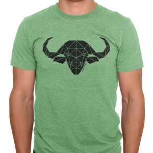 Green Melange Buffalo - Summer T (Small Left)