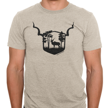 Load image into Gallery viewer, Stone Melange Kudu Emblem - Summer T
