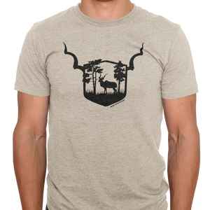 Stone Melange Kudu Emblem - Summer T