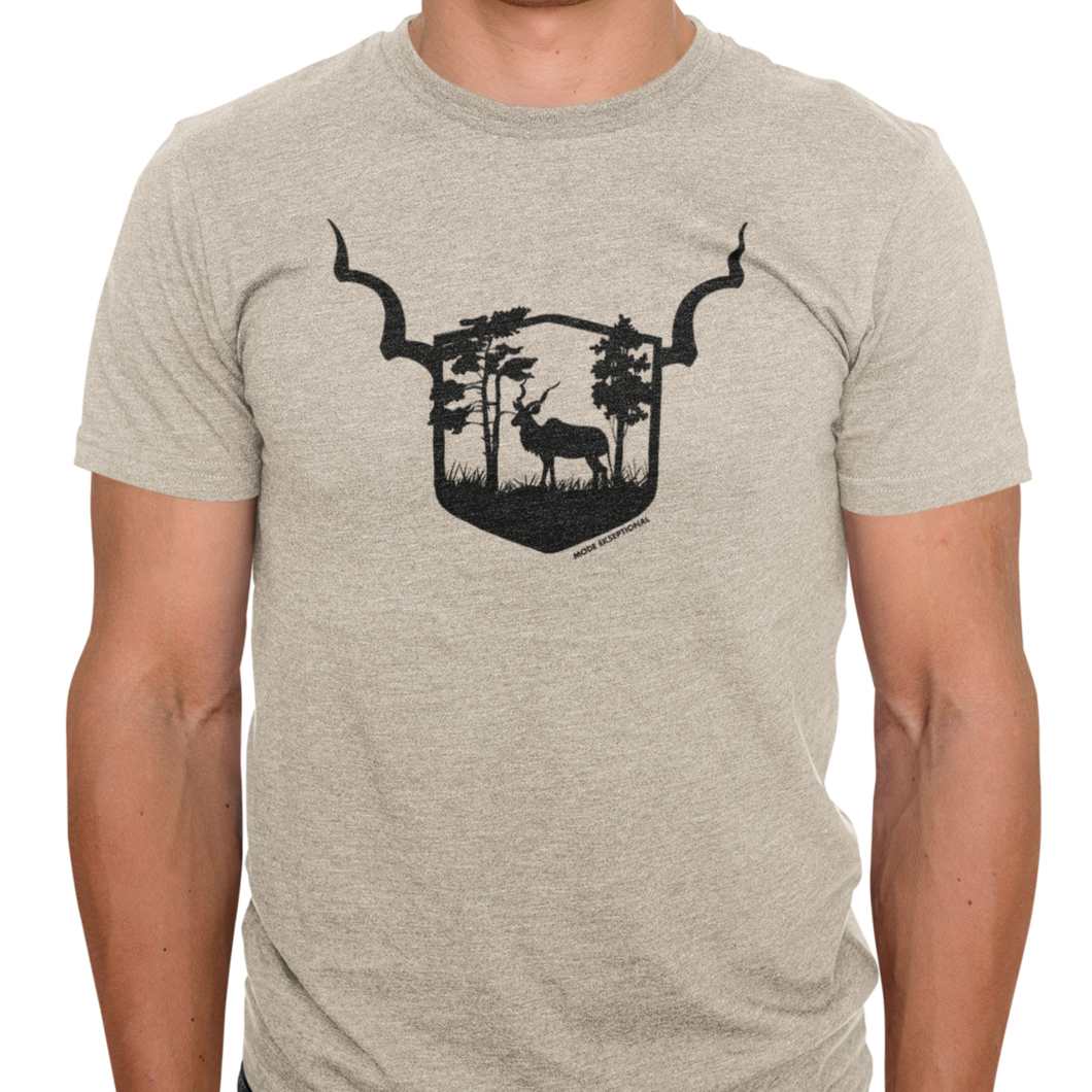 Stone Melange Kudu Emblem - Summer T