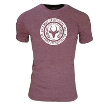 Load image into Gallery viewer, Maroon Melange Emblem T- Local Fit (S to XL)
