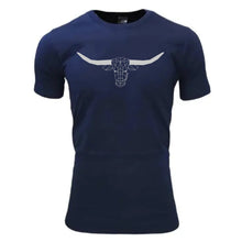 Load image into Gallery viewer, Navy GEO Nguni T - Local Fit (Small Left)
