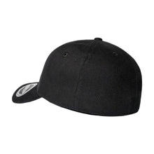 Load image into Gallery viewer, Black Uflex Stretch Fit Cap
