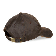 Load image into Gallery viewer, Washed Camo Brown Oilskin Cap
